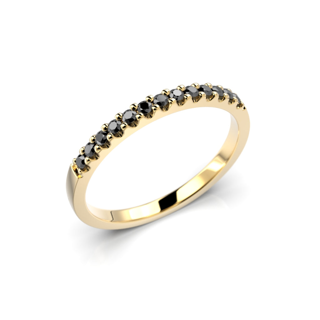 Diamant diamantring Juliette Black 0,13 ct