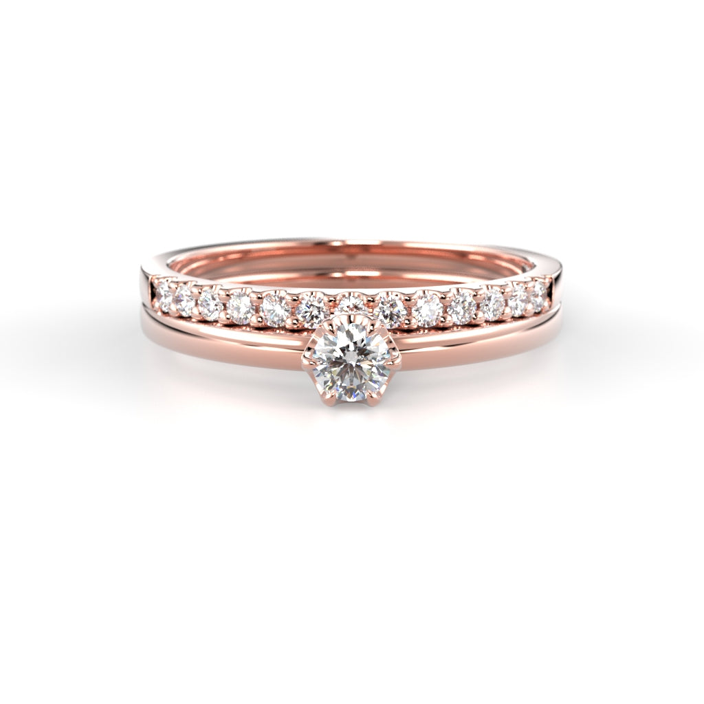 Diamantring Adele 0.30