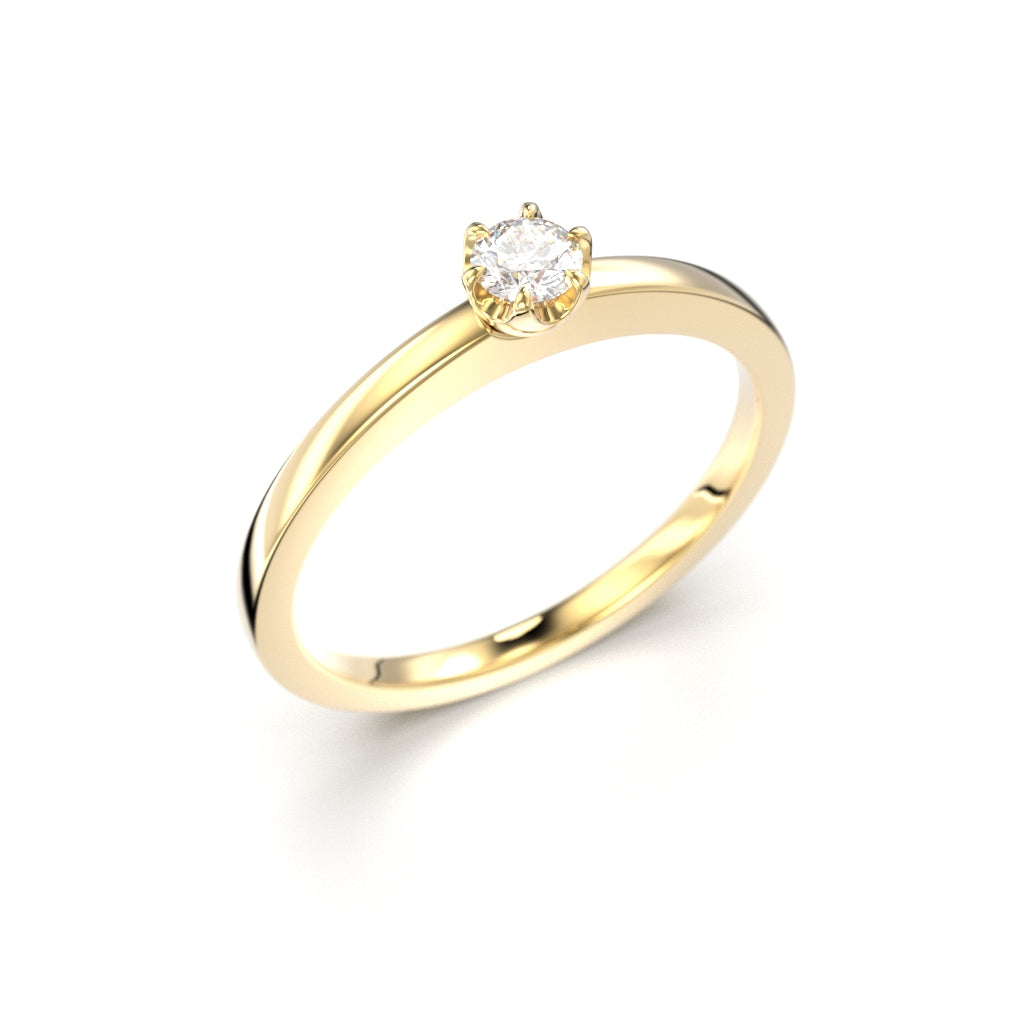 Diamantring Adele 0.30