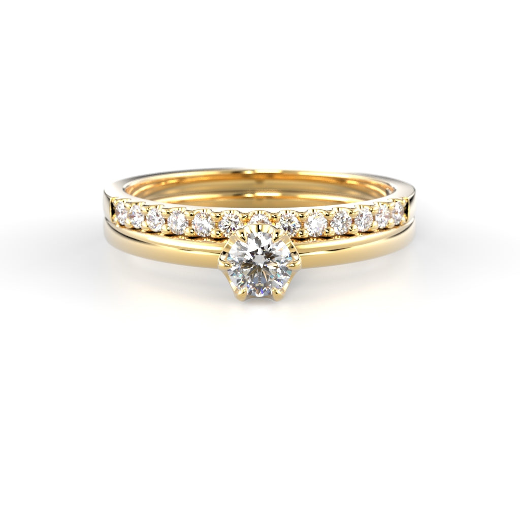 Diamantring Adele 0.30