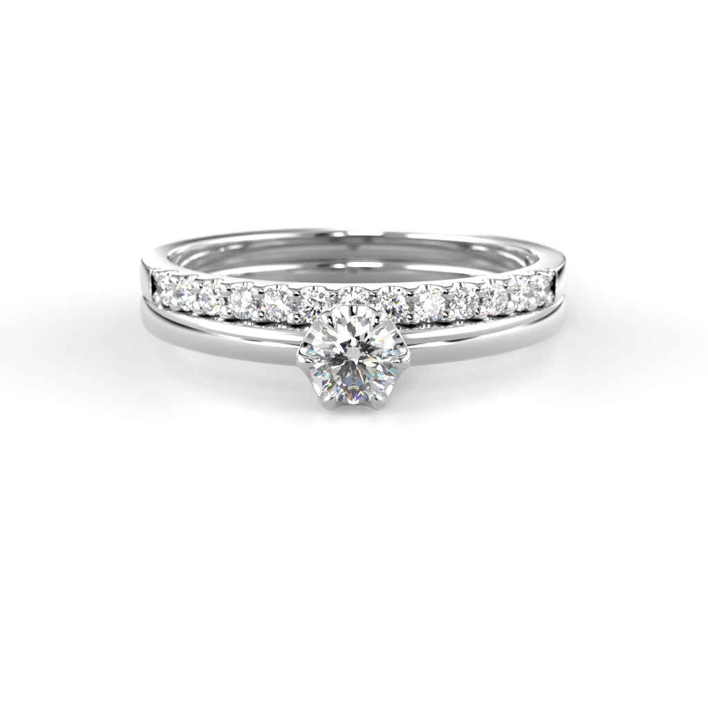 Diamantring Adele 0.30