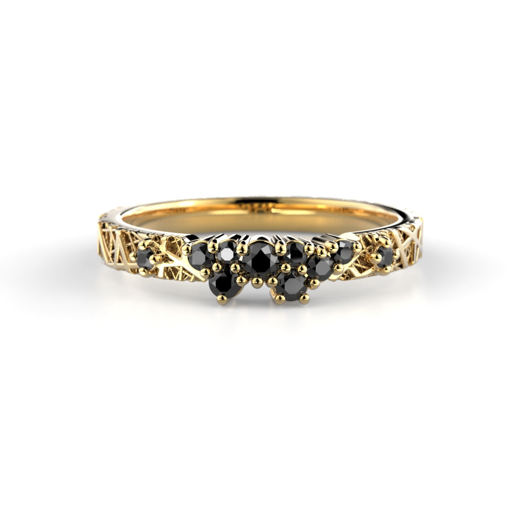 Diamantring Routa Love Page Black