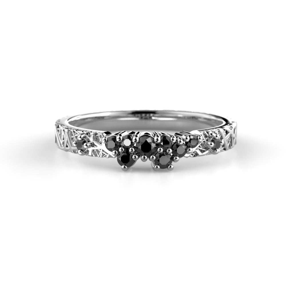 Diamantring Routa Love Page Black