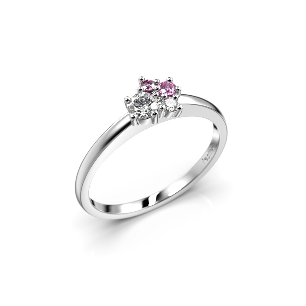 NEW Nadja Bloom Pink 0.17ct