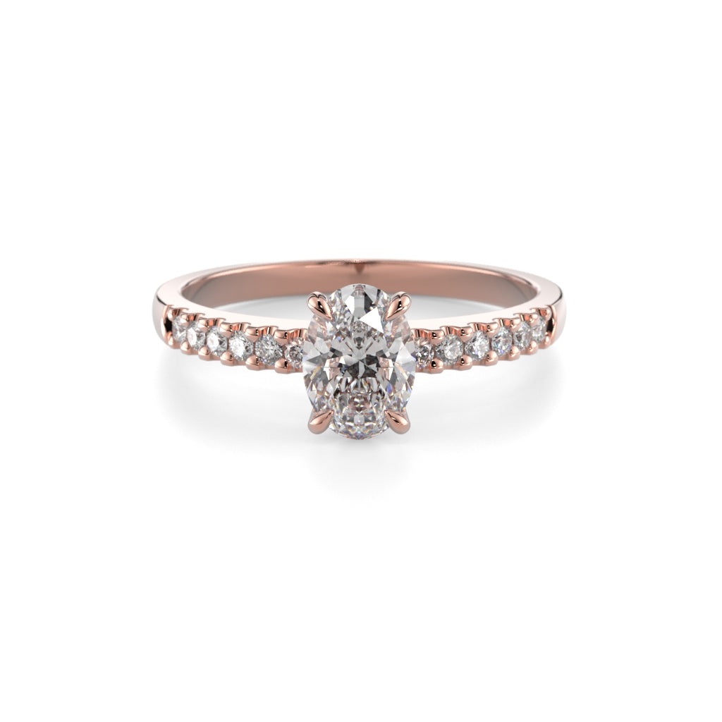 Timanttisormus Selena Side 0,62 ct