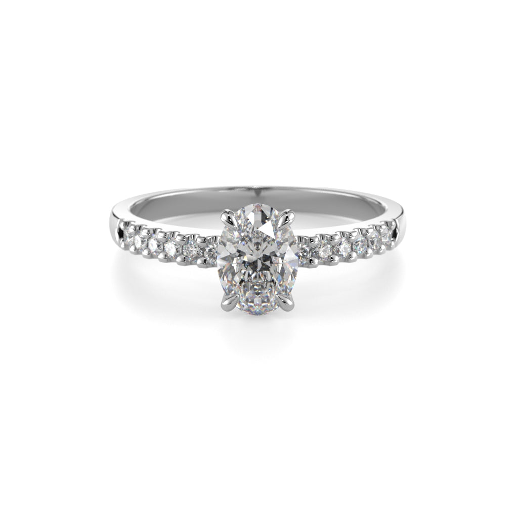 Timanttisormus Selena Side 0,62 ct