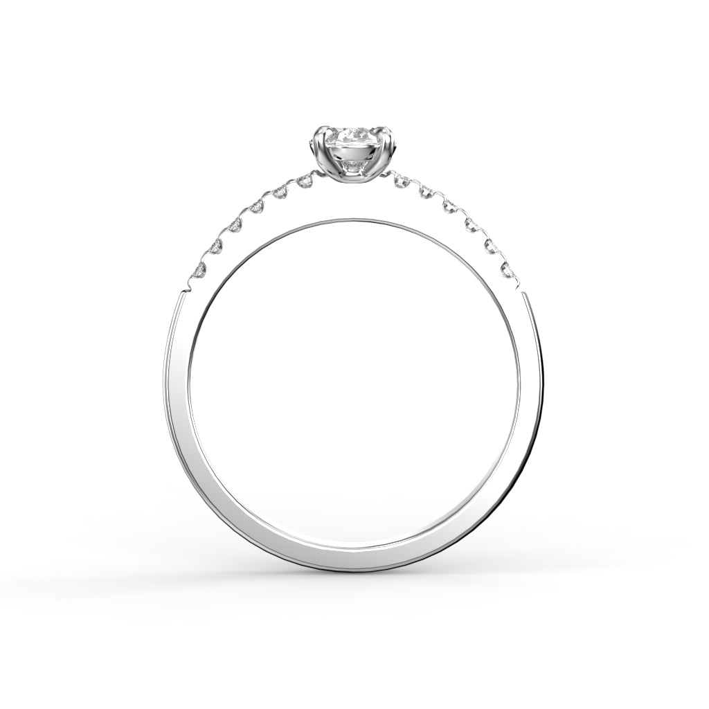 Timanttisormus Selena Side 0,62 ct