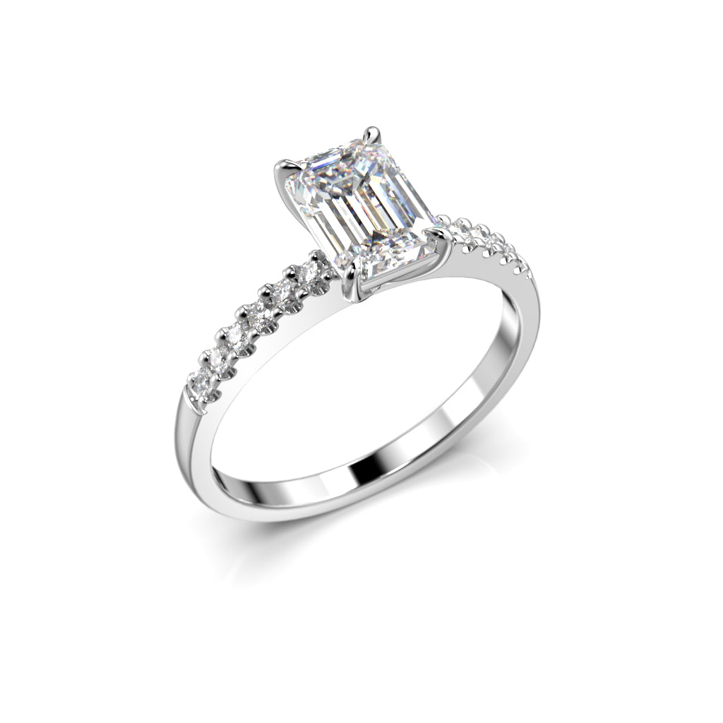 Timanttisormus Serena Side 1,12 ct