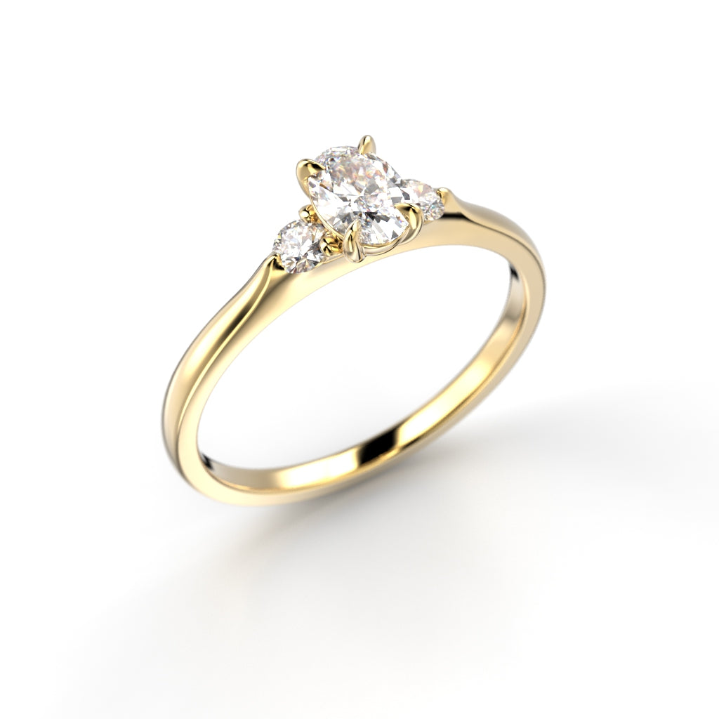 Timanttisormus Megan Oval 0,40 ct