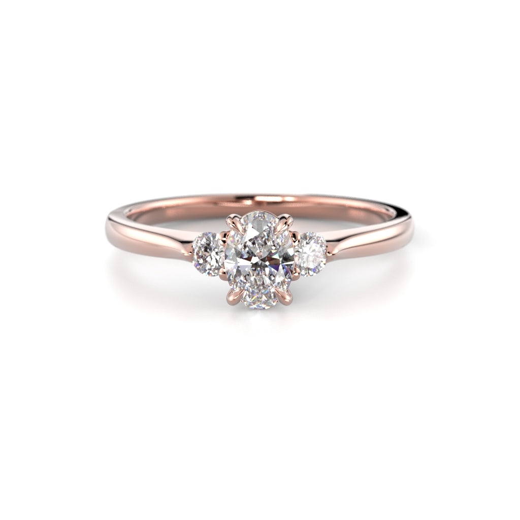 Timanttisormus Megan Oval 0,40 ct