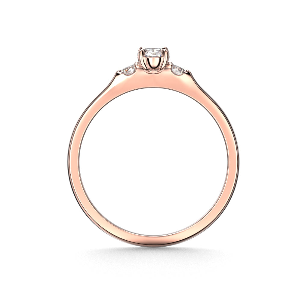 Timanttisormus Megan Oval 0,40 ct