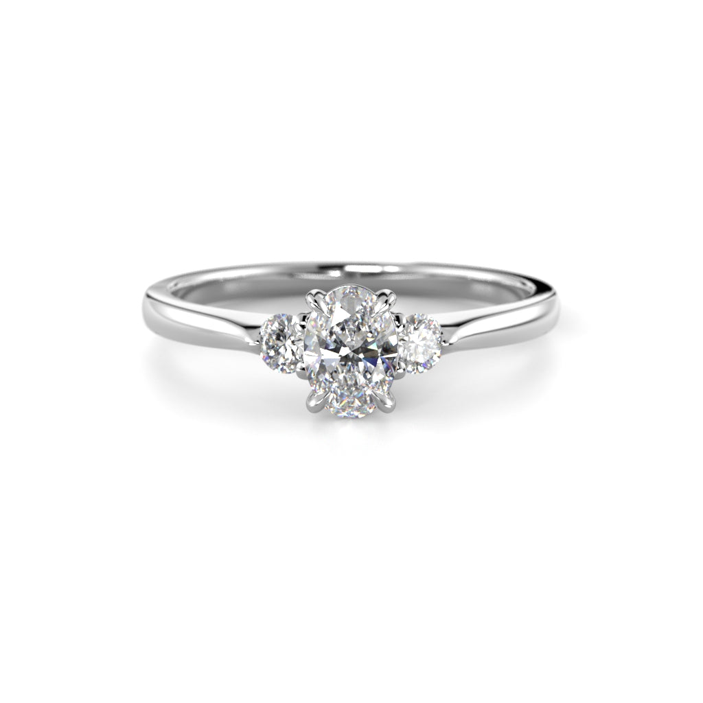 Timanttisormus Megan Oval 0,40 ct