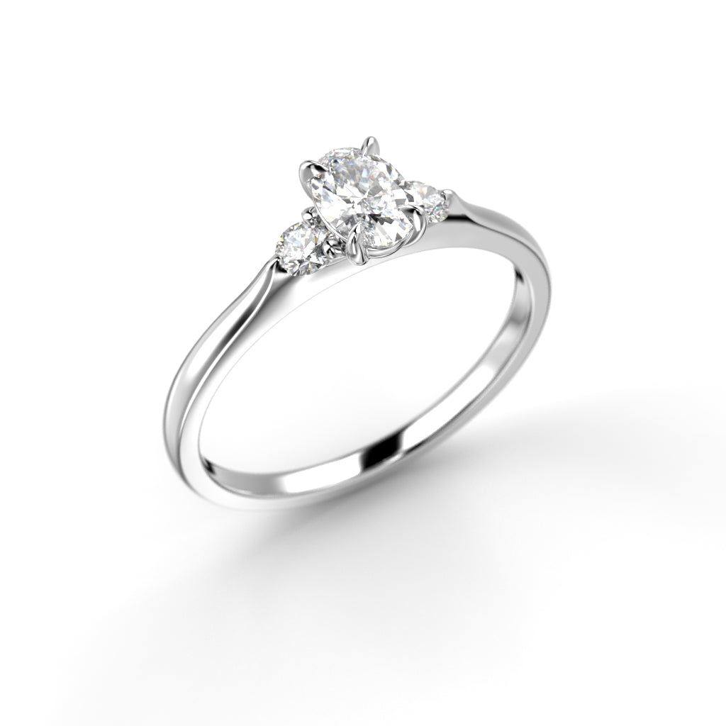 Timanttisormus Megan Oval 0,40 ct