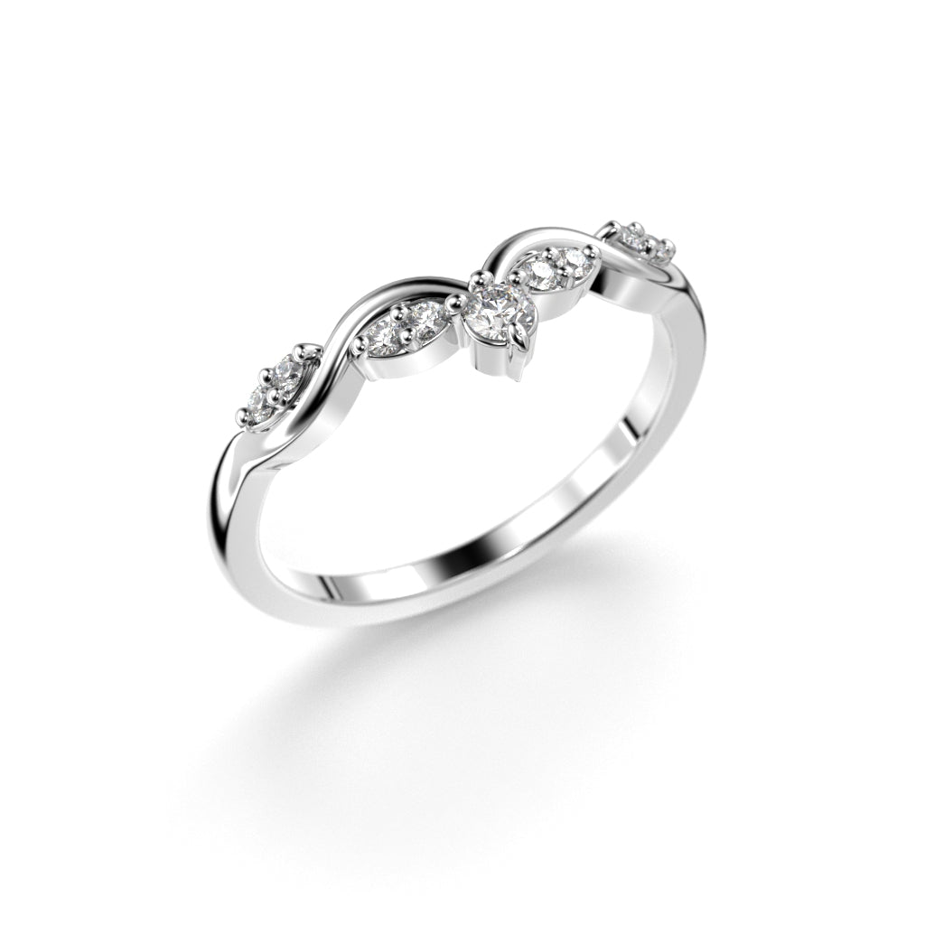 Lilja timanttisormus 0,12 ct