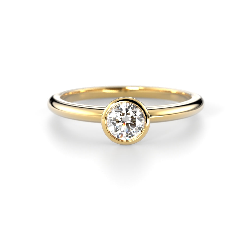 Timanttisormus Auréa Bezel 0,30 ct