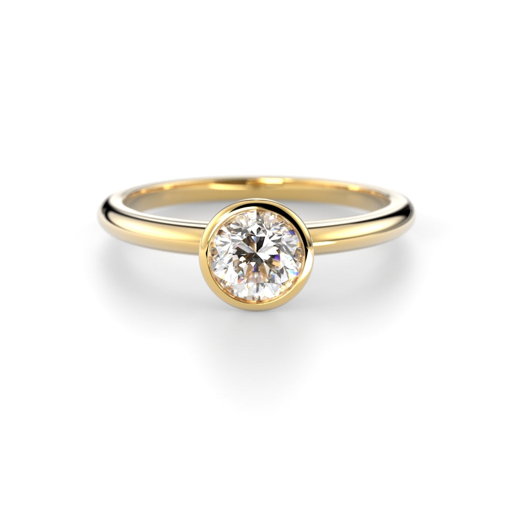 Timanttisormus Auréa Bezel 0,50 ct
