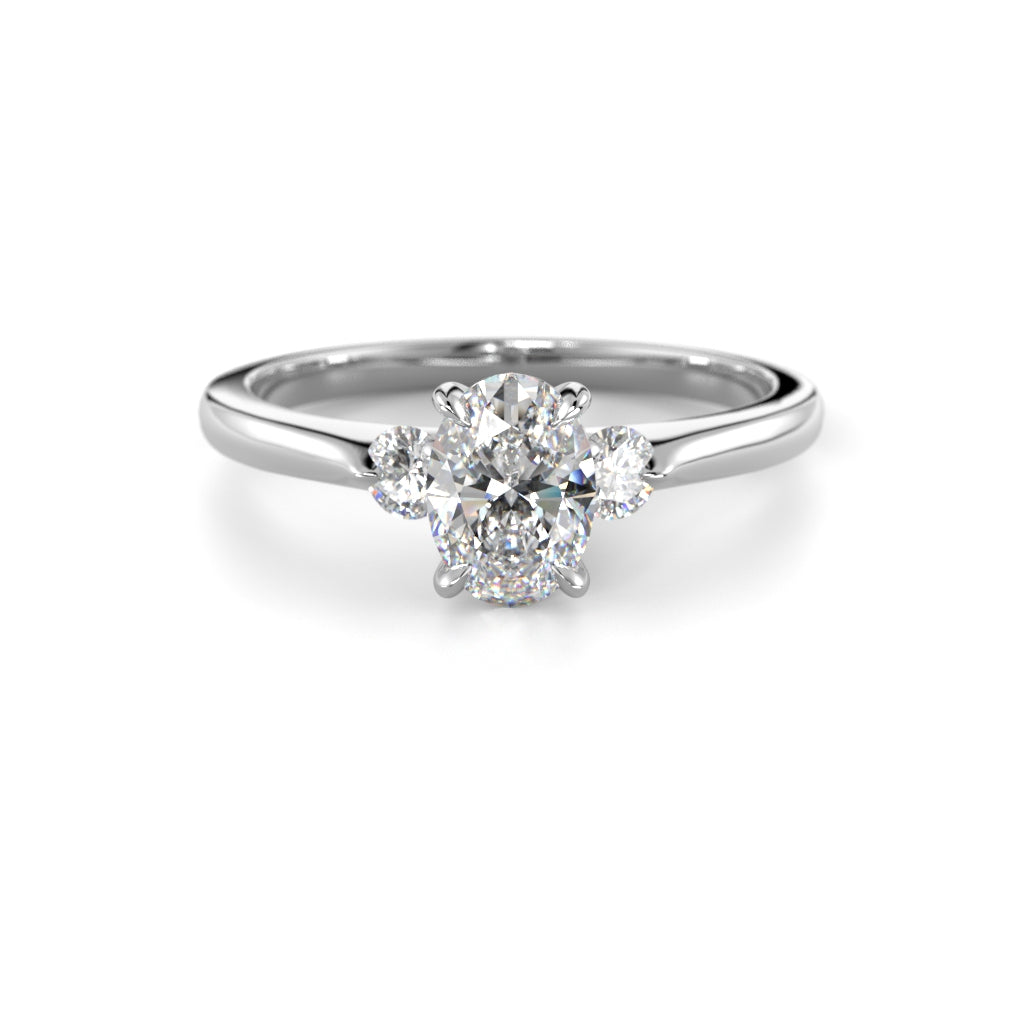 Timanttisormus Megan Oval 0,64 ct