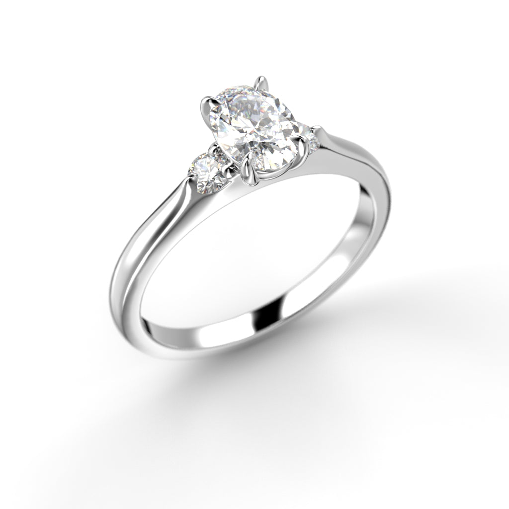 Timanttisormus Megan Oval 0,64 ct