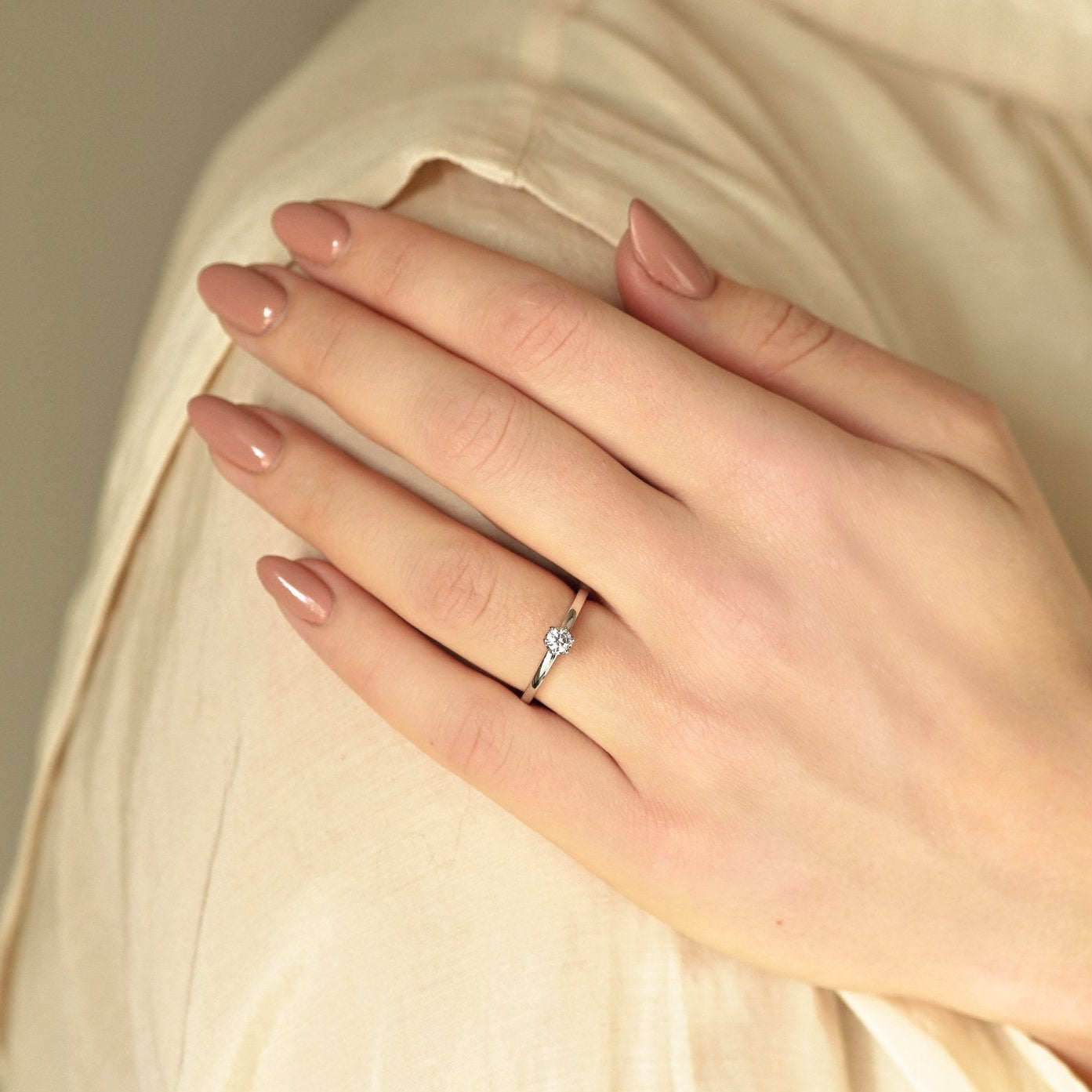 Diamantring Adele 0.30