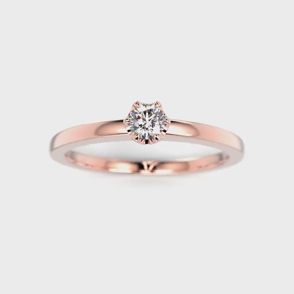 Diamantring Adele 0.30
