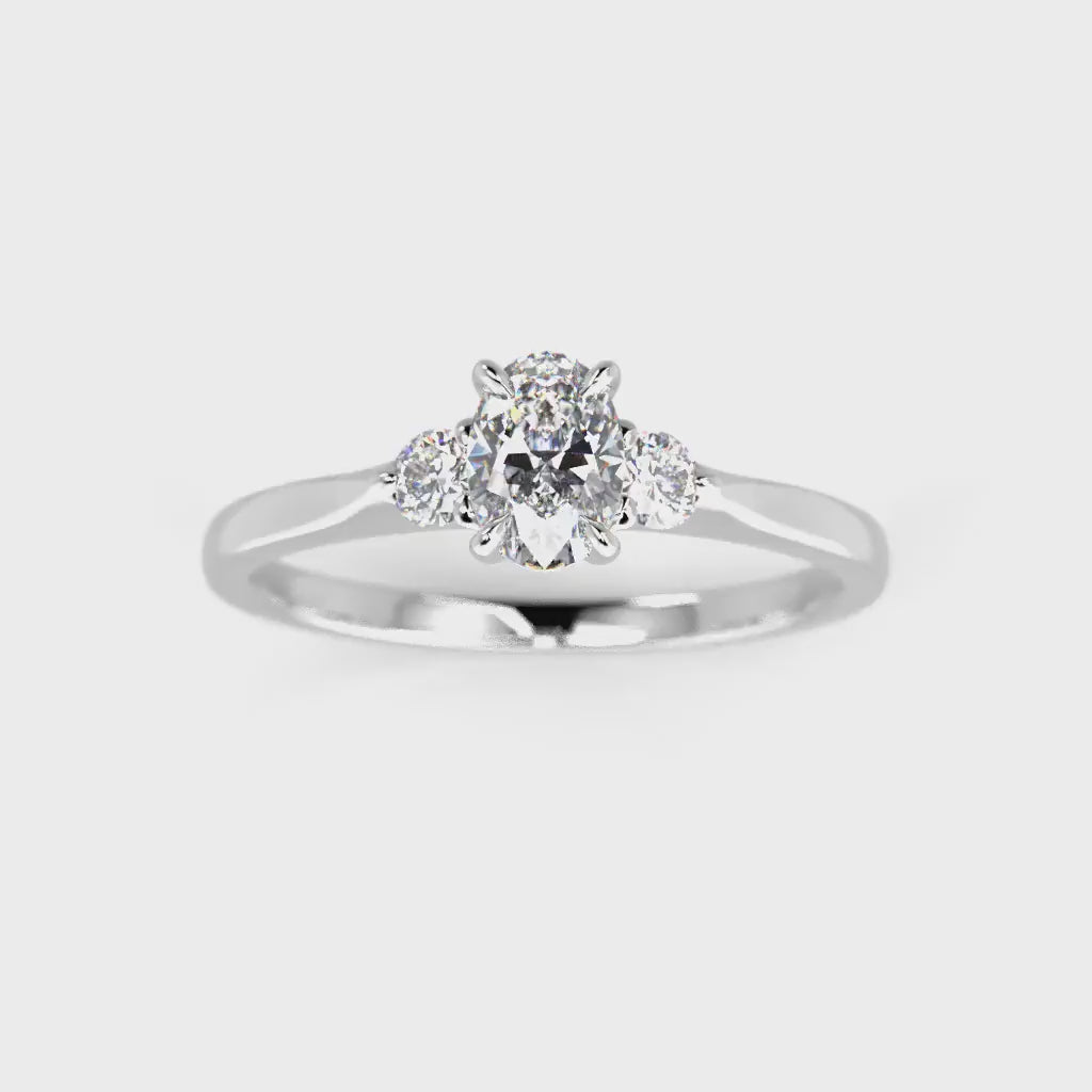 Timanttisormus Megan Oval 0,40 ct