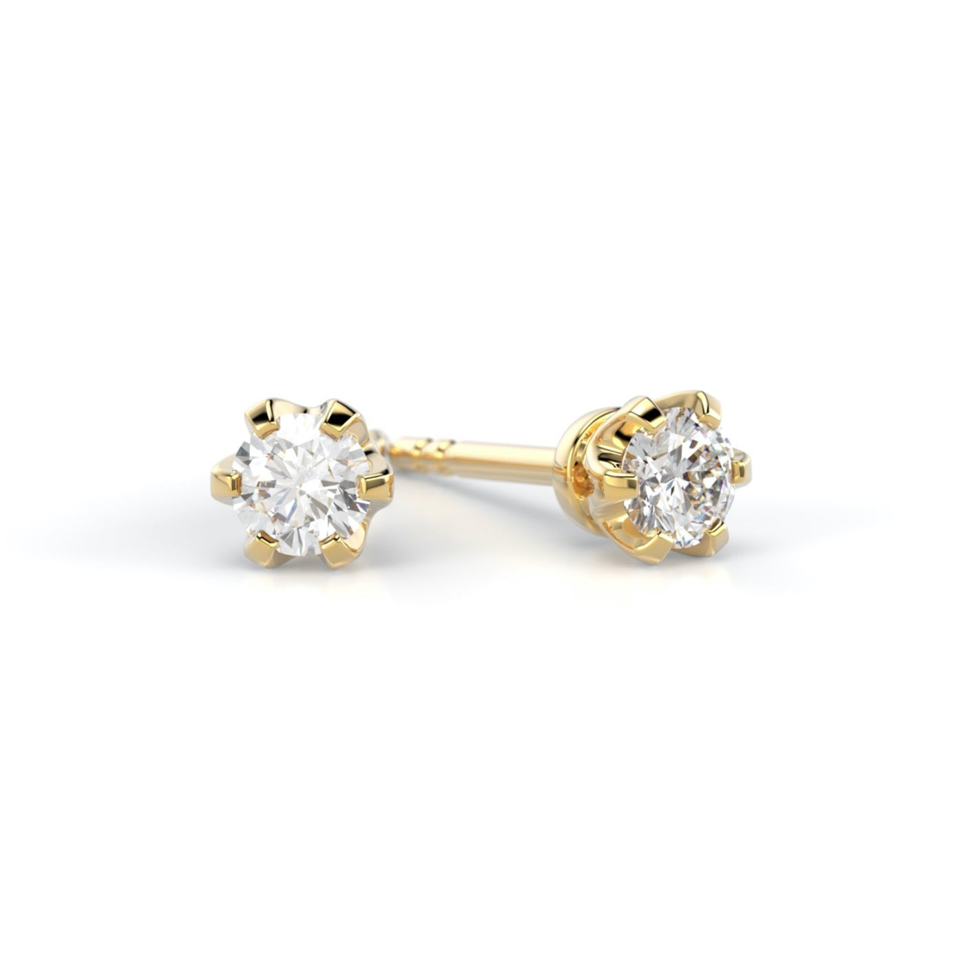 Classic Timanttikorvakorut 2x0,10 ct Festive sormus