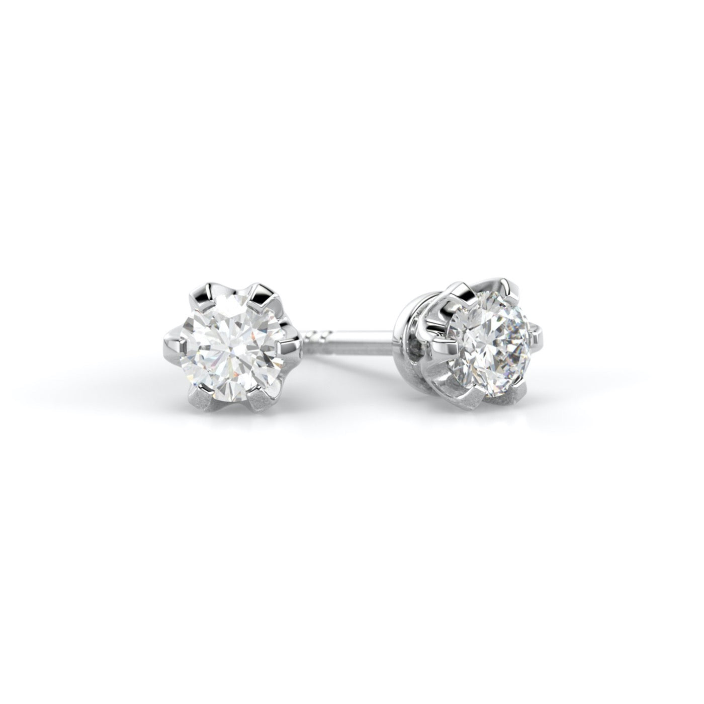 Classic Timanttikorvakorut 2x0,15 ct Festive sormus