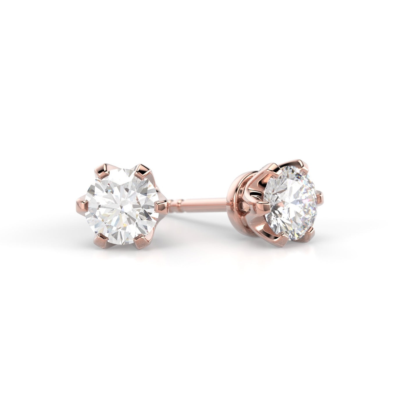 Classic Timanttikorvakorut 2x0,40 ct Festive sormus