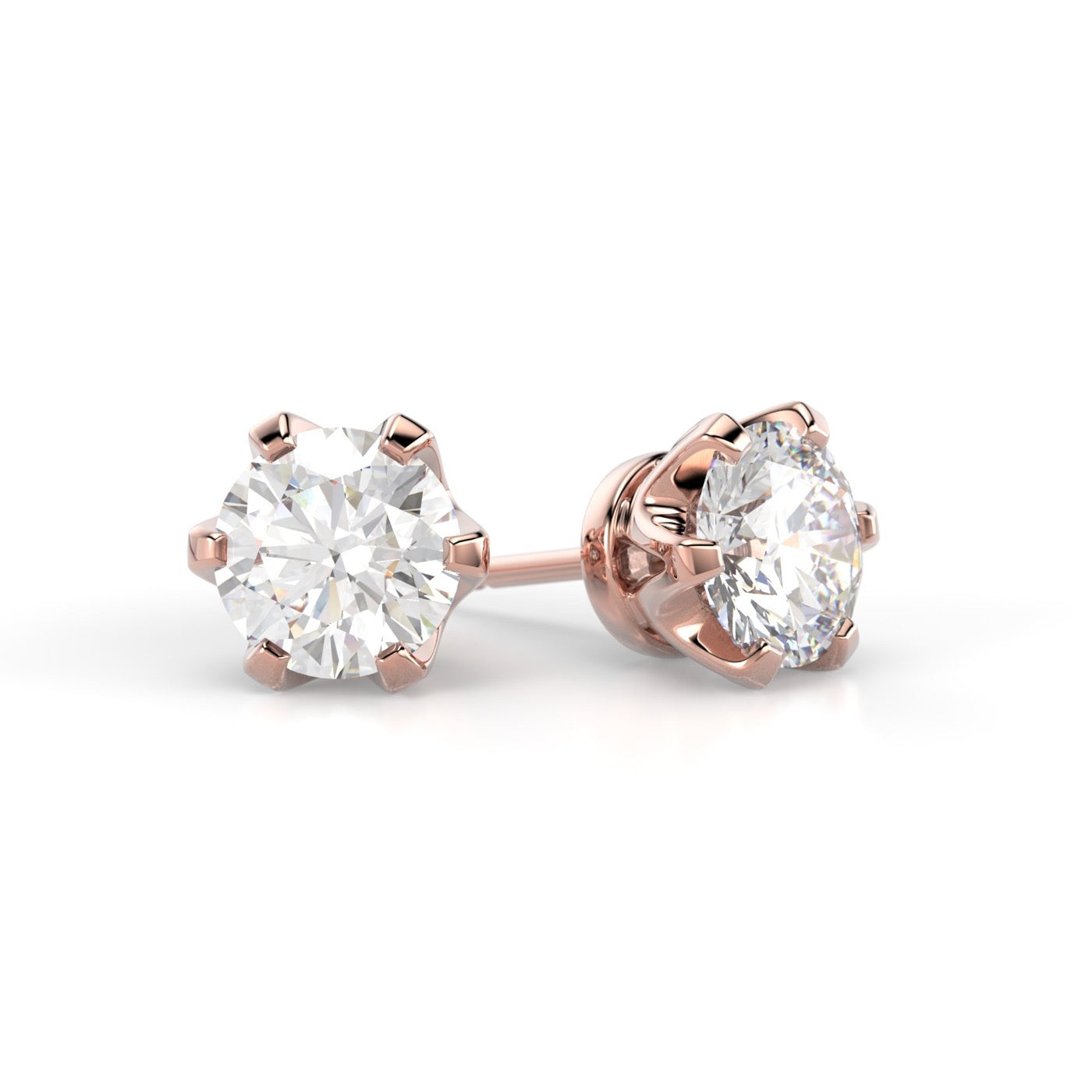 Classic Timanttikorvakorut 2x0,90 ct Festive sormus