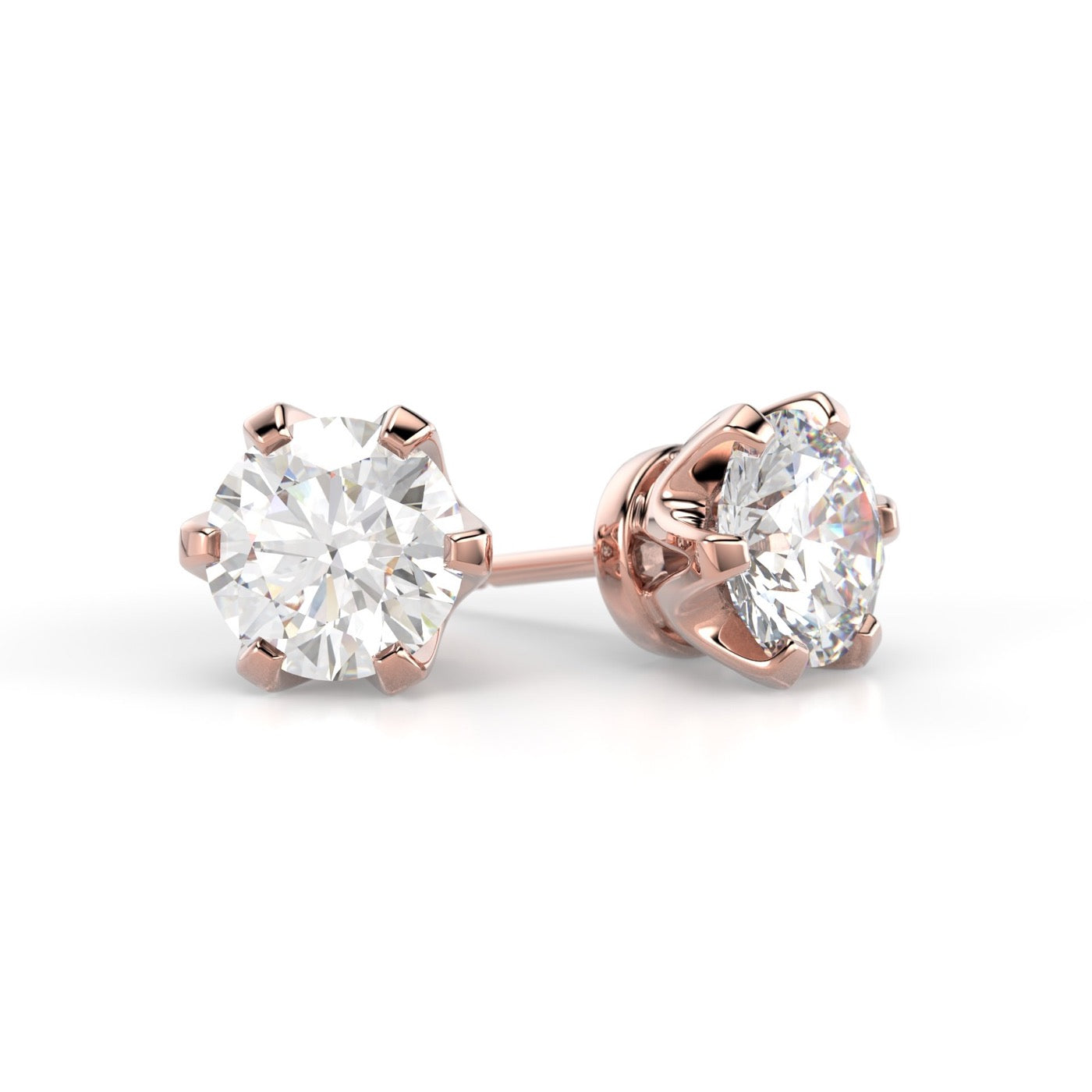 Classic Timanttikorvakorut 2x1,00 ct Festive sormus