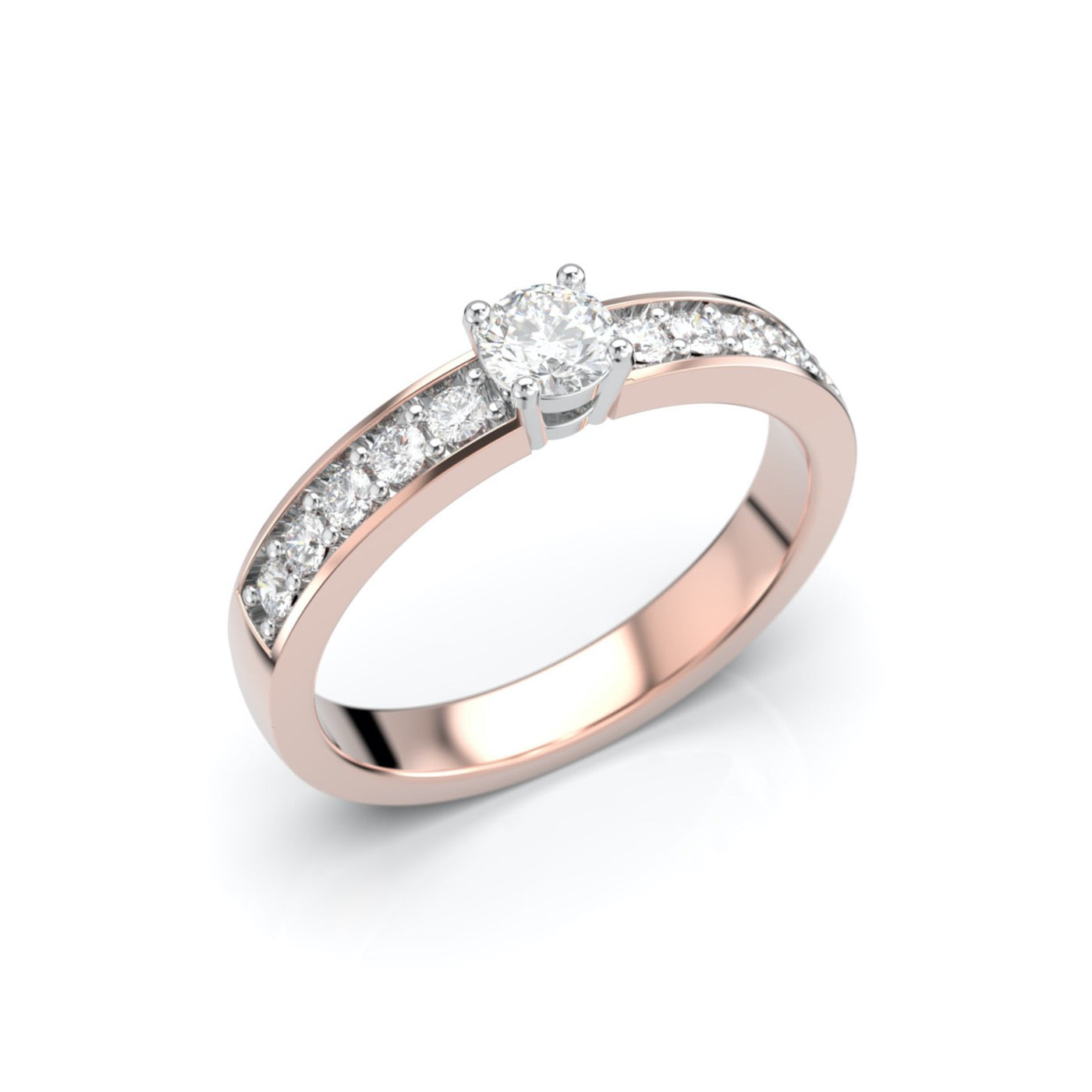 Timanttisormus Ariel Solitaire 0,40 ct Festive sormus