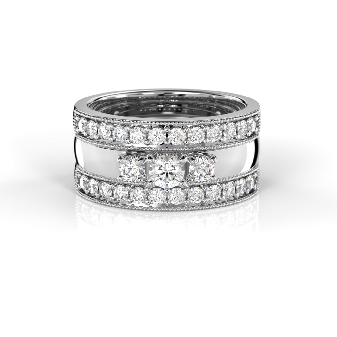 Timanttisormus Ariel 0,24 ct Festive sormus