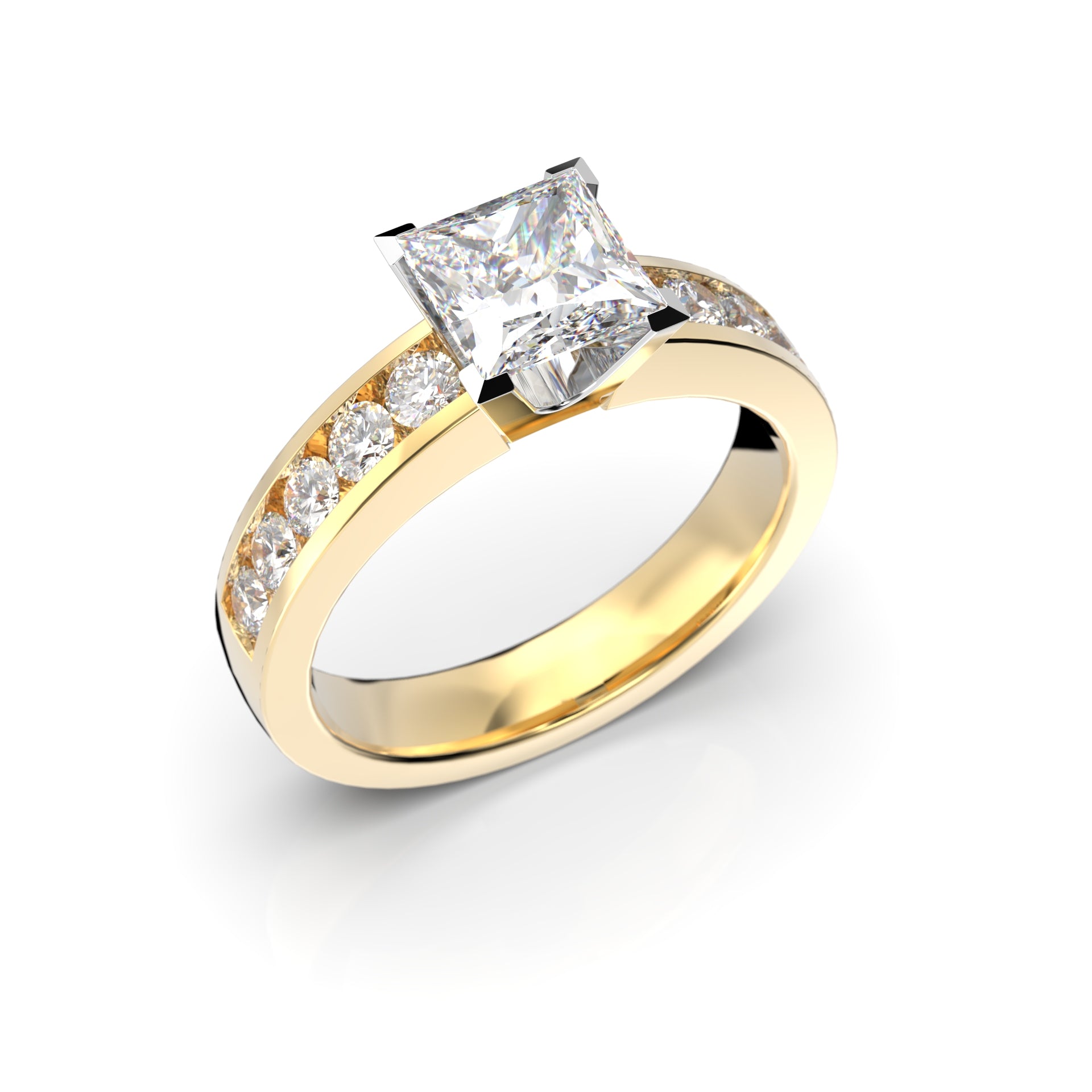 Timanttisormus Wanajatar Princess 1,50 ct Festive sormus