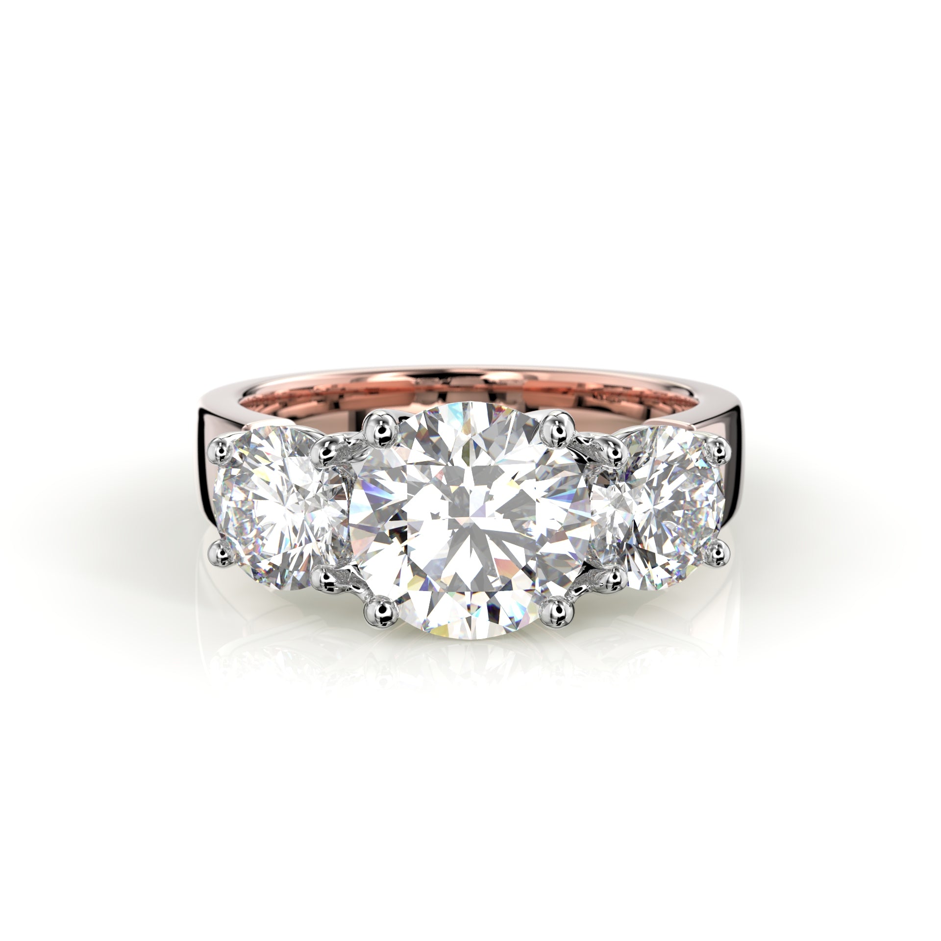 Timanttisormus Trilogy Trend 3,40 ct Festive sormus