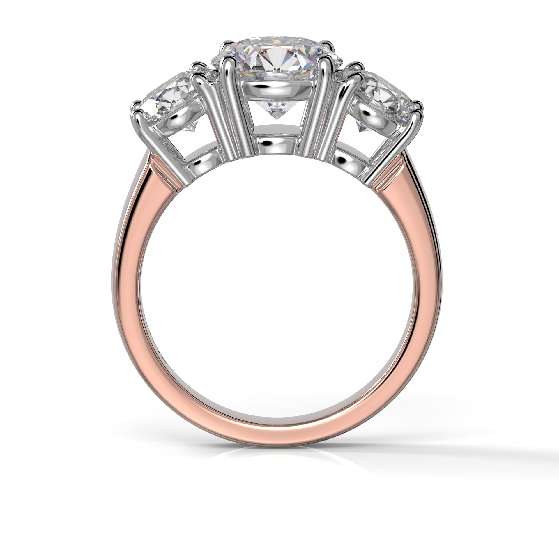 Timanttisormus Trilogy Trend 3,40 ct Festive sormus