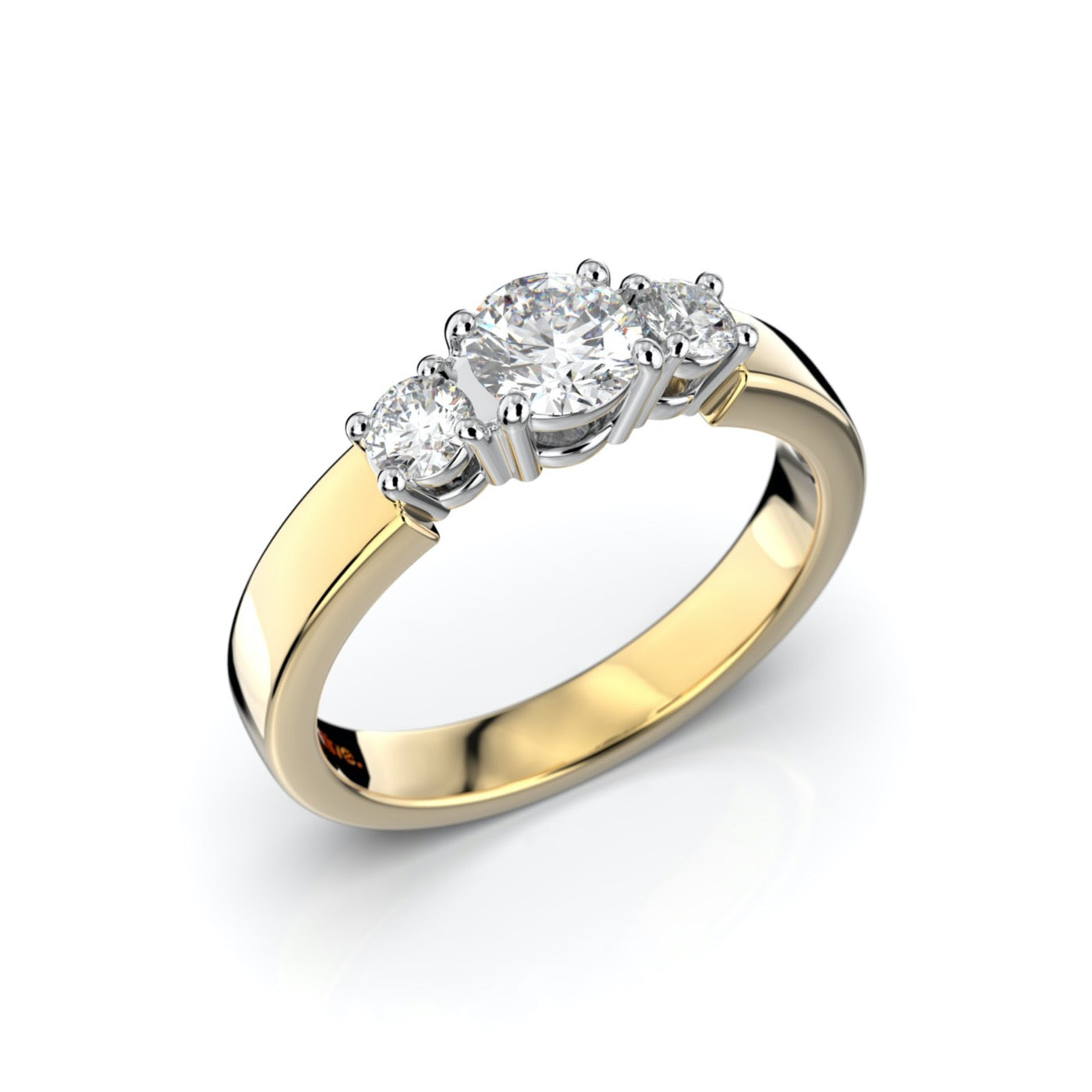 Timanttisormus Trilogy Trend 0,60 ct Festive sormus