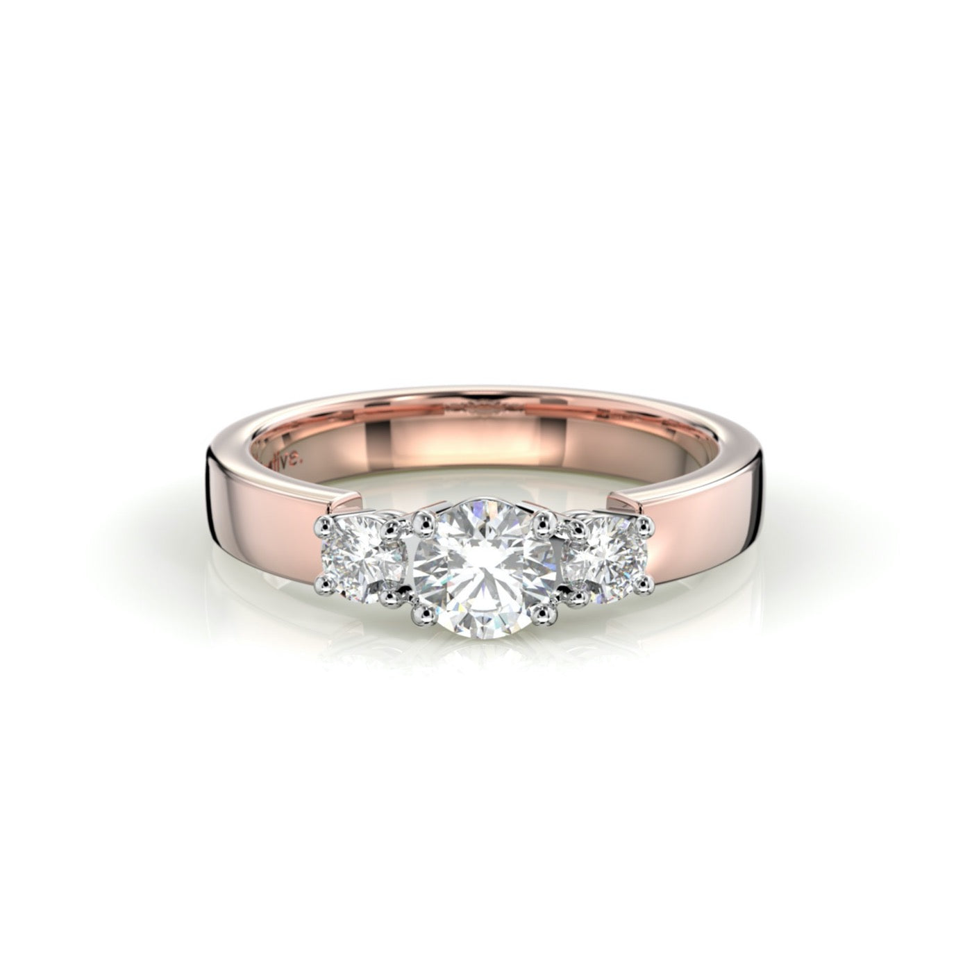 Timanttisormus Trilogy Trend 0,60 ct Festive sormus
