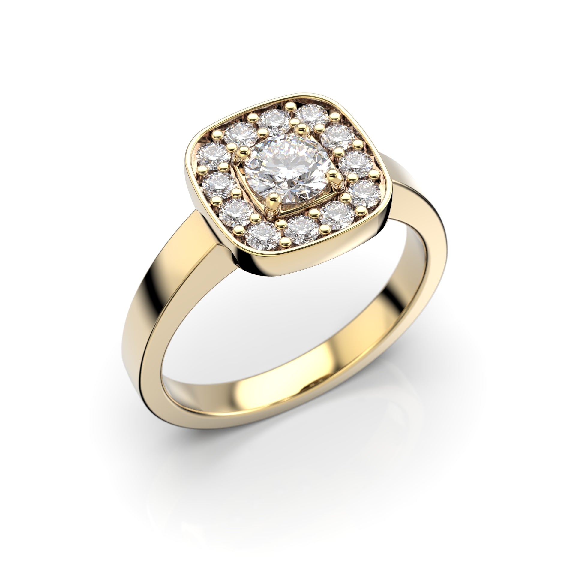 Timanttisormus Jane 0,54 ct Festive sormus