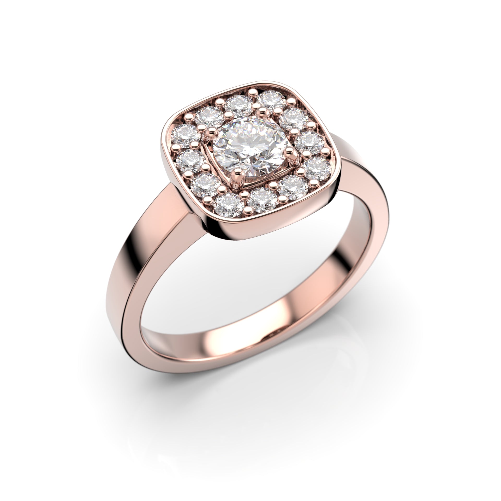 Timanttisormus Jane 0,54 ct Festive sormus