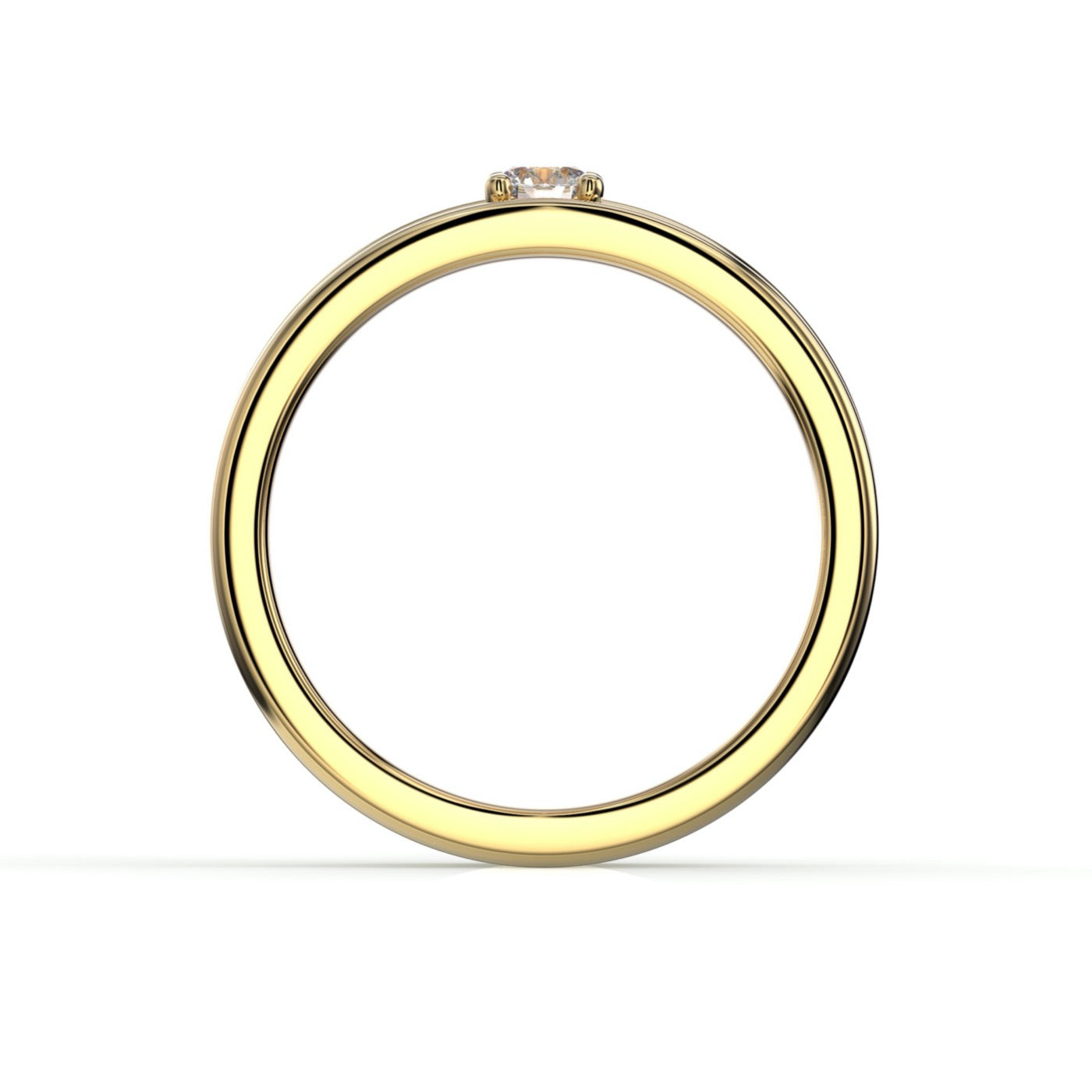 Peruskallio 5,5 mm/0,15 ct Festive sormus