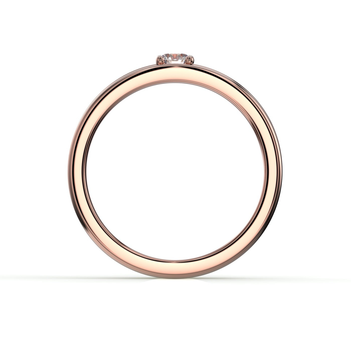 Peruskallio 5,5 mm/0,15 ct Festive sormus
