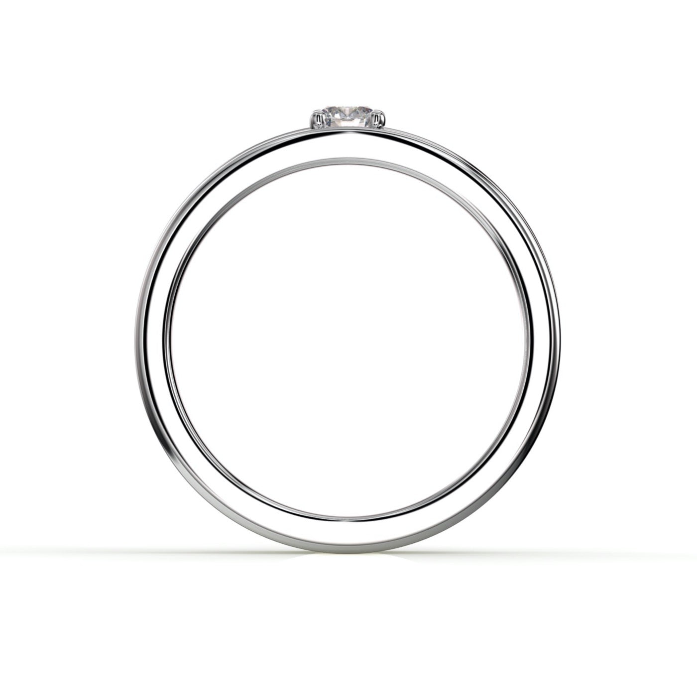 Peruskallio 5,5 mm/0,15 ct Festive sormus
