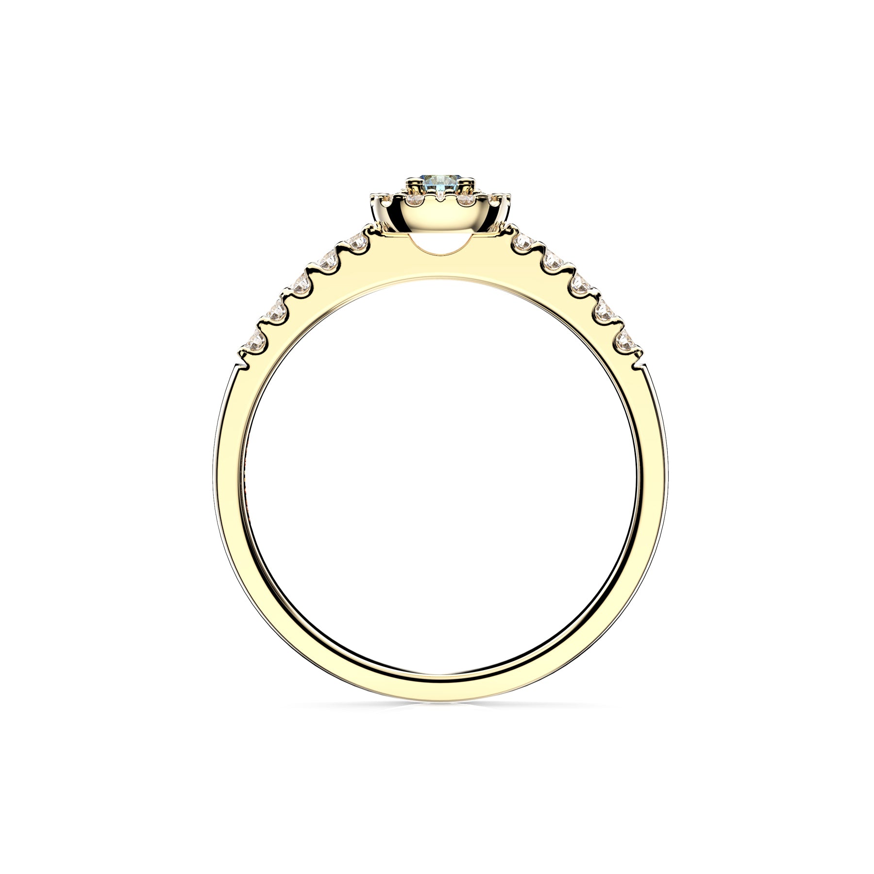 Jasmin Akvamariini 0,25 ct Festive sormus