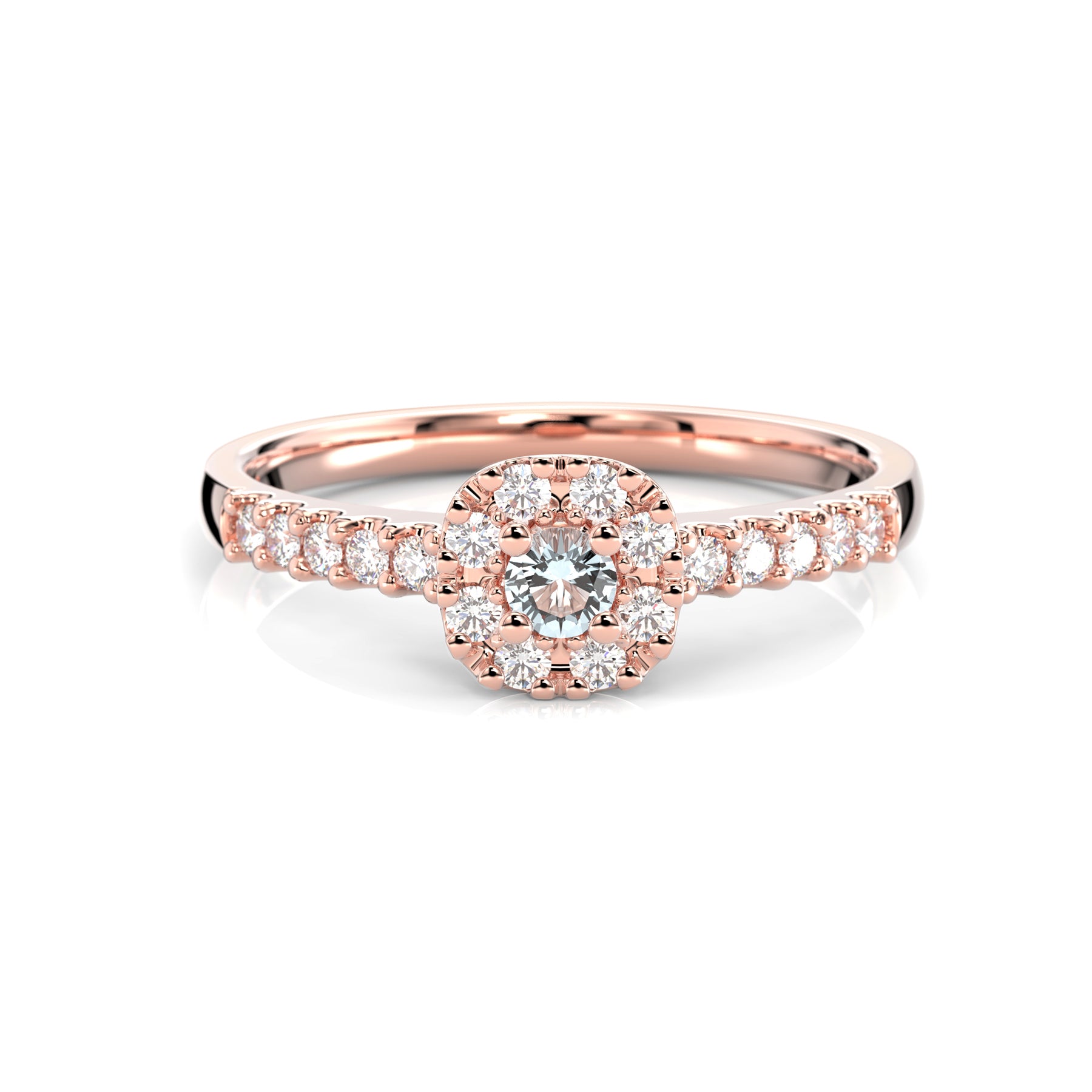 Jasmin Akvamariini 0,25 ct Festive sormus