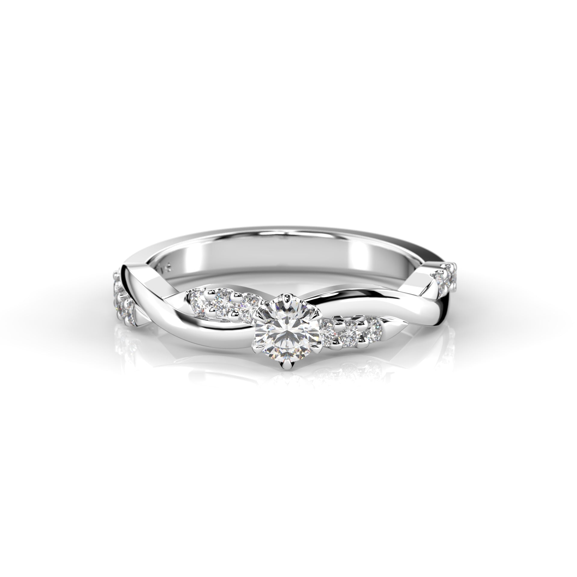 Timanttisormus Teresa 0,44 ct Festive sormus