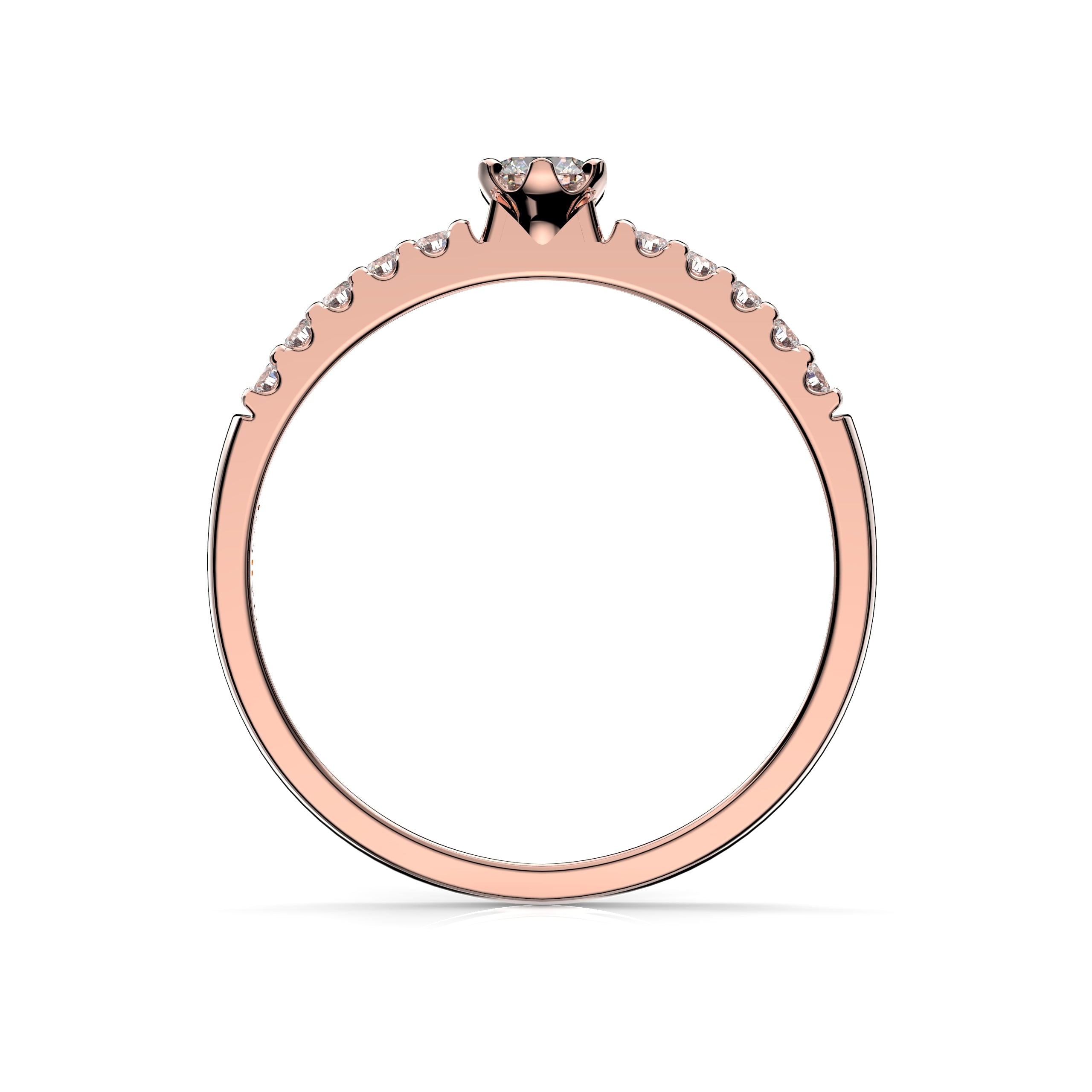 Timanttisormus Julie 0,22 ct Festive sormus