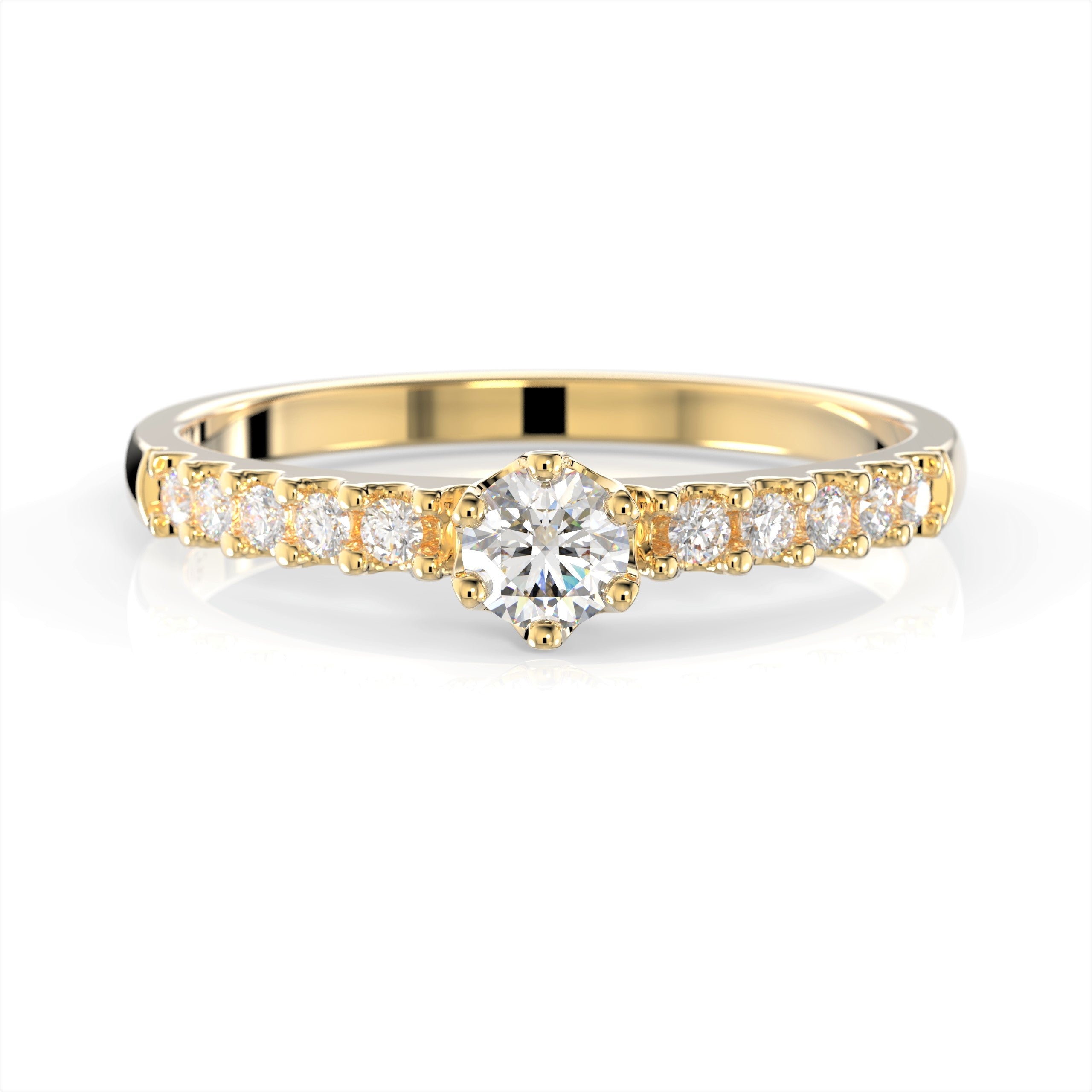 Timanttisormus Julie 0,22 ct Festive sormus