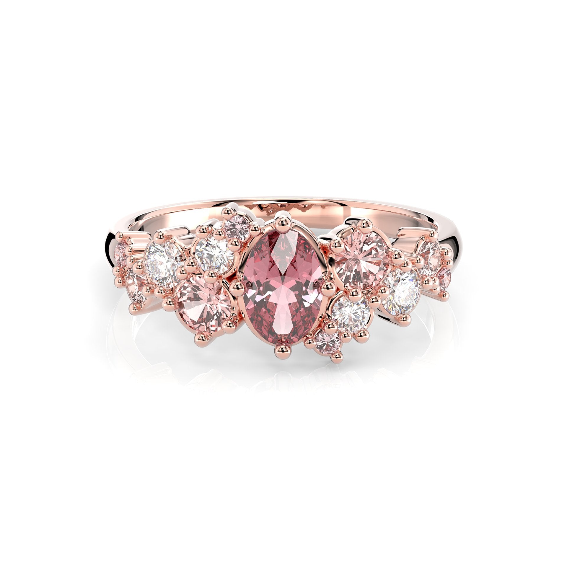 Natasha Pink Festive sormus