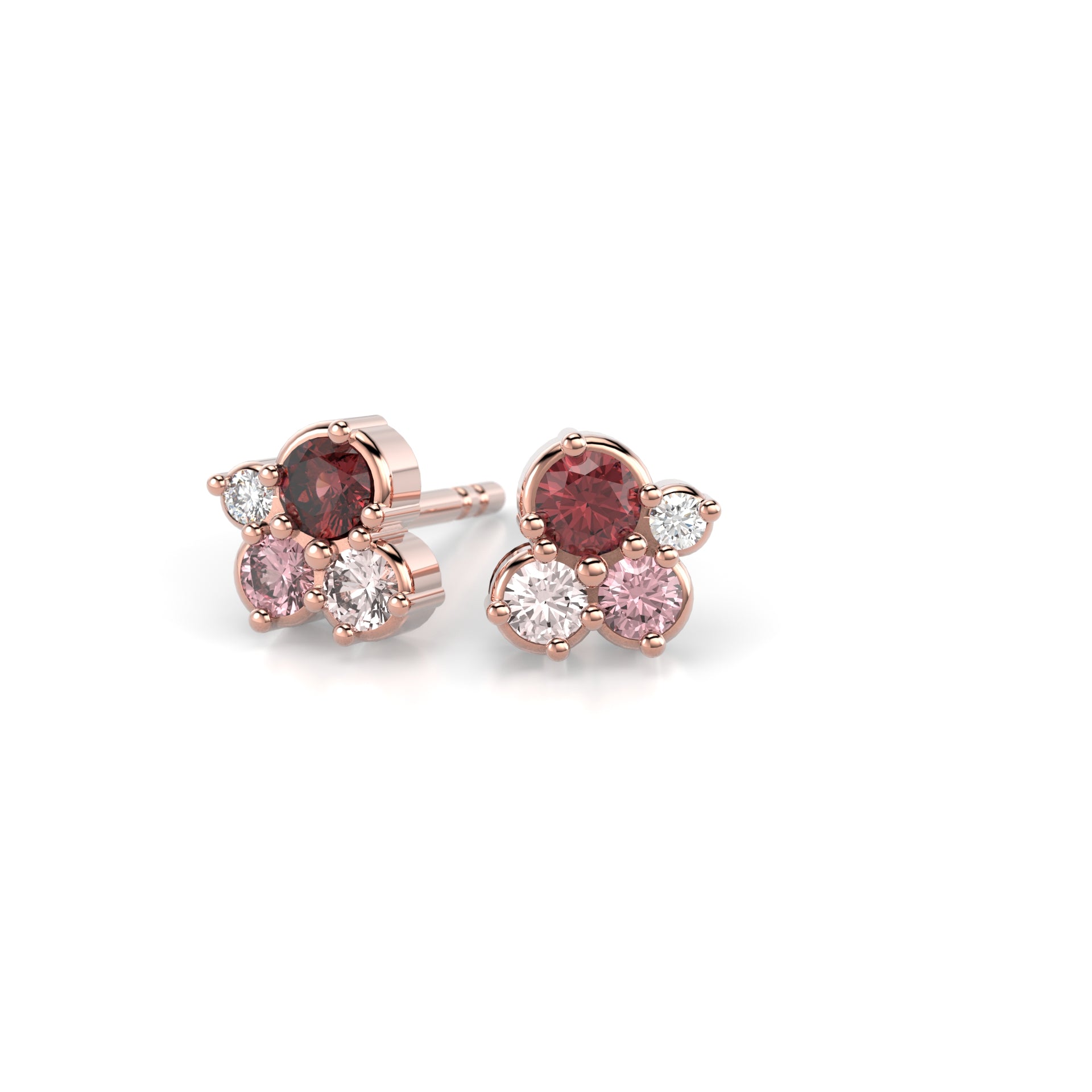 Nelly Pink Korvakorut Festive sormus