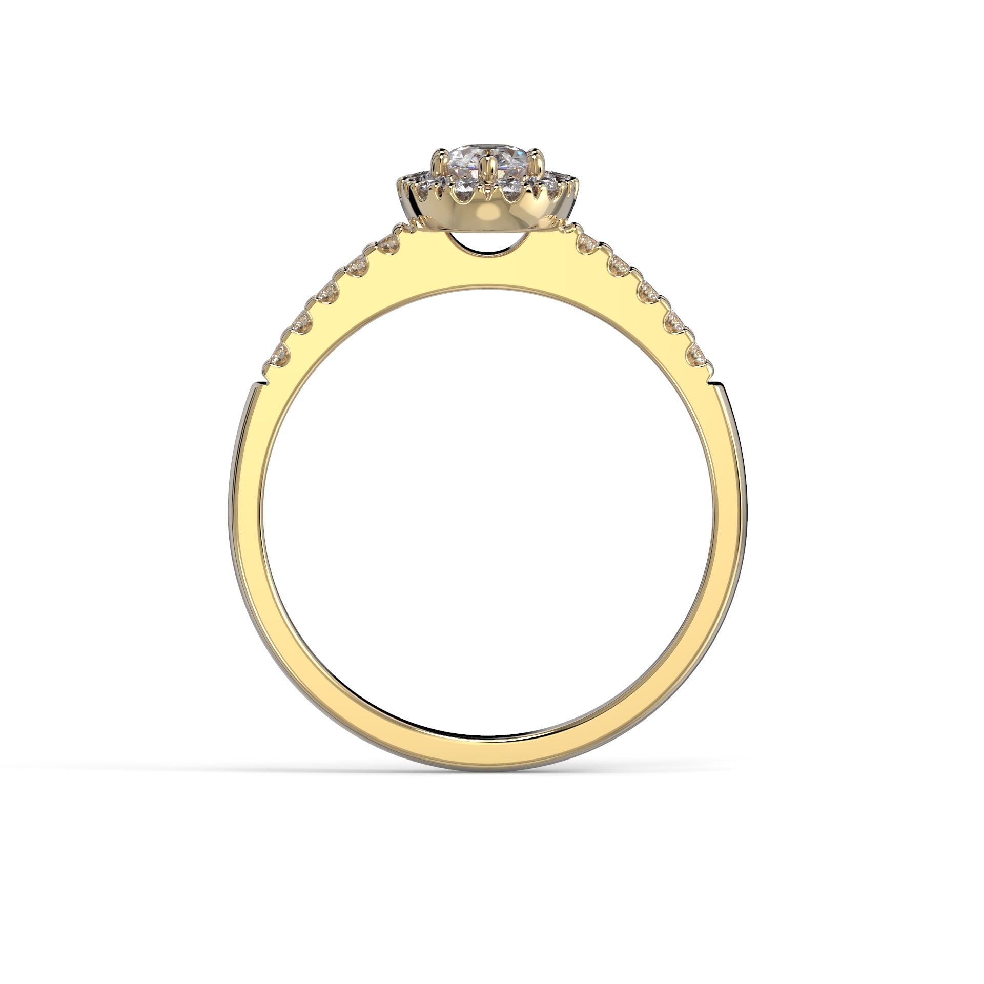 Timanttisormus Veronica 0,52 ct Festive sormus